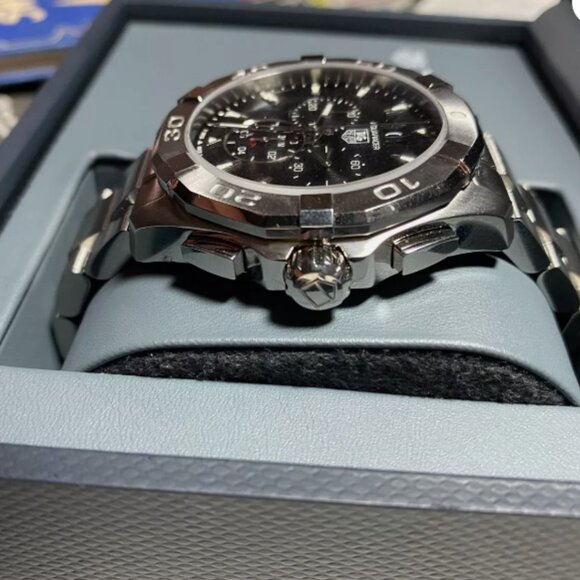 TAG Heuer Aquaracer Men's Black Watch - New in Box - Picture 4 of 10